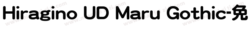 Hiragino UD Maru Gothic字体转换